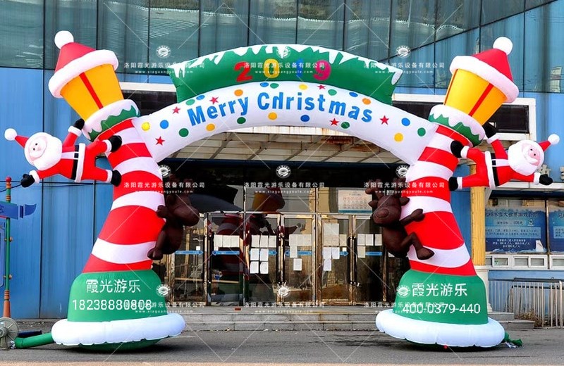 滦县圣诞活动拱门